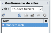 Gestionnaire de sites