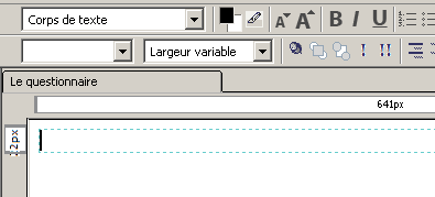 Bordure du formulaire